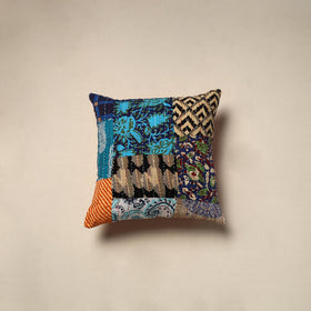 Tagai patchwork cushion cover (16 x 16 in) 103 - handcrafted