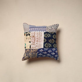 Tagai patchwork cushion cover (16 x 16 in) 105 - handcrafted
