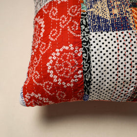 Tagai patchwork cushion cover (16 x 16 in) 108 - handcrafted