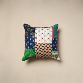Tagai patchwork cushion cover (16 x 16 in) 110 - handcrafted