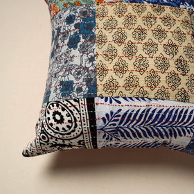 Tagai patchwork cushion cover (16 x 16 in) 111 - handcrafted