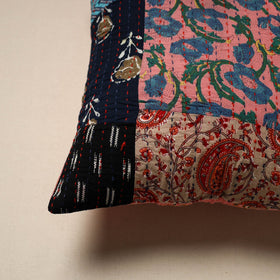 Tagai patchwork cushion cover (16 x 16 in) 12 - handcrafted