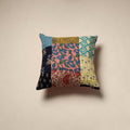 Tagai patchwork cushion cover (16 x 16 in) 12 - handcrafted