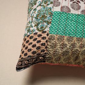 Tagai patchwork cushion cover (16 x 16 in) 18 - handcrafted