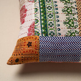 Tagai patchwork cushion cover (16 x 16 in) 19 - handcrafted