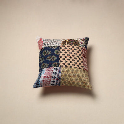 Tagai patchwork cushion cover (16 x 16 in) 22 - handcrafted
