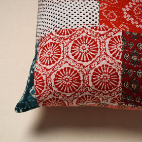 Tagai patchwork cushion cover (16 x 16 in) 24 - handcrafted