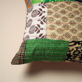 Tagai patchwork cushion cover (16 x 16 in) 25 - handcrafted