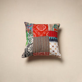 Tagai patchwork cushion cover (16 x 16 in) 26 - handcrafted