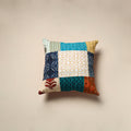 Tagai patchwork cushion cover (16 x 16 in) 28 - handcrafted