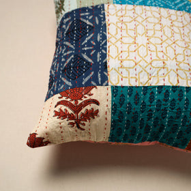Tagai patchwork cushion cover (16 x 16 in) 28 - handcrafted