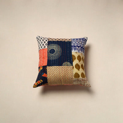 Tagai patchwork cushion cover (16 x 16 in) 29 - handcrafted