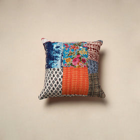 Tagai patchwork cushion cover (16 x 16 in) 31 - handcrafted