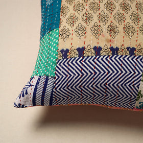 Tagai patchwork cushion cover (16 x 16 in) 33 - handcrafted