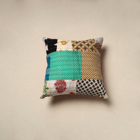 Tagai patchwork cushion cover (16 x 16 in) 34 - handcrafted