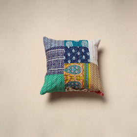 Tagai patchwork cushion cover (16 x 16 in) 36 - handcrafted