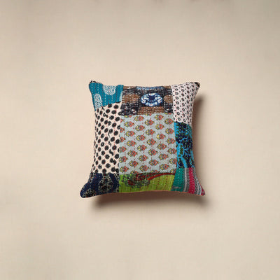 Tagai patchwork cushion cover (16 x 16 in) 42 - handcrafted