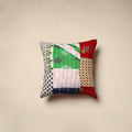 Tagai patchwork cushion cover (16 x 16 in) 43 - handcrafted