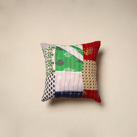 Tagai patchwork cushion cover (16 x 16 in) 43 - handcrafted