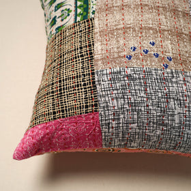 Tagai patchwork cushion cover (16 x 16 in) 46 - handcrafted