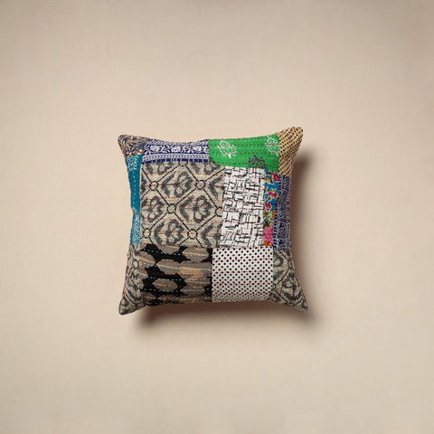 Tagai patchwork cushion cover (16 x 16 in) 54 - handcrafted