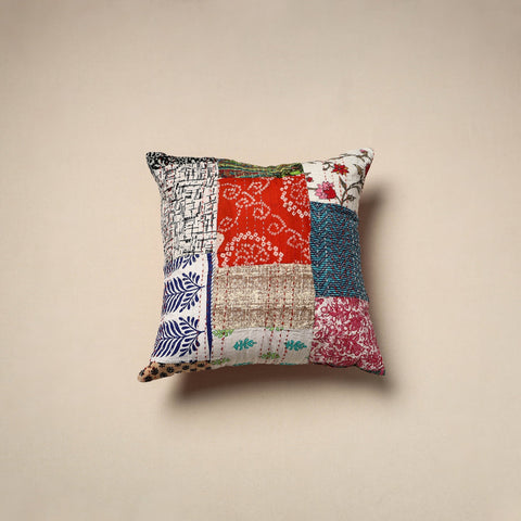 Tagai patchwork cushion cover (16 x 16 in) 57 - handcrafted