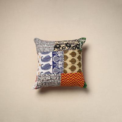 Tagai patchwork cushion cover (16 x 16 in) 60 - handcrafted