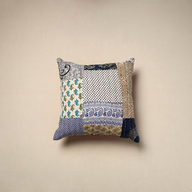 Tagai patchwork cushion cover (16 x 16 in) 63 - handcrafted