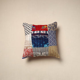 Tagai patchwork cushion cover (16 x 16 in) 67 - handcrafted
