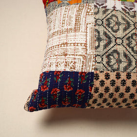 Tagai patchwork cushion cover (16 x 16 in) 68 - handcrafted