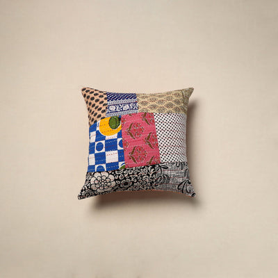 Tagai patchwork cushion cover (16 x 16 in) 70 - handcrafted