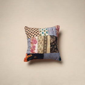 Tagai patchwork cushion cover (16 x 16 in) 72 - handcrafted