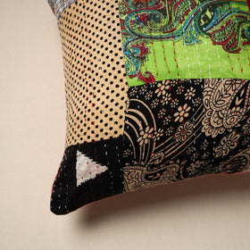Tagai patchwork cushion cover (16 x 16 in) 73 - handcrafted