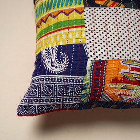 Tagai patchwork cushion cover (16 x 16 in) 74 - handcrafted