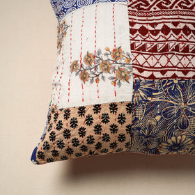 Tagai patchwork cushion cover (16 x 16 in) 76 - handcrafted