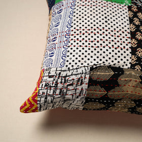 Tagai patchwork cushion cover (16 x 16 in) 77 - handcrafted