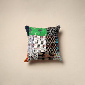 Tagai patchwork cushion cover (16 x 16 in) 77 - handcrafted