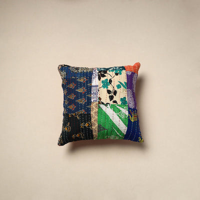 Tagai patchwork cushion cover (16 x 16 in) 78 - handcrafted