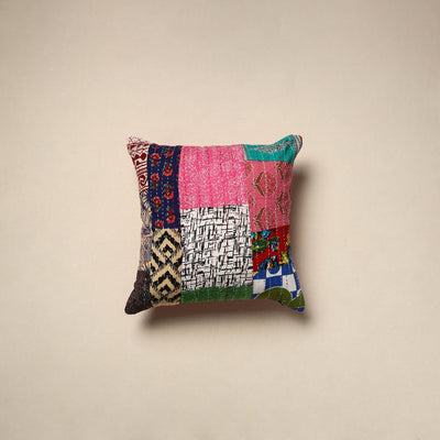 Tagai patchwork cushion cover (16 x 16 in) 79 - handcrafted