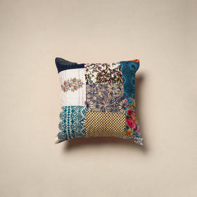 Tagai patchwork cushion cover (16 x 16 in) 80 - handcrafted