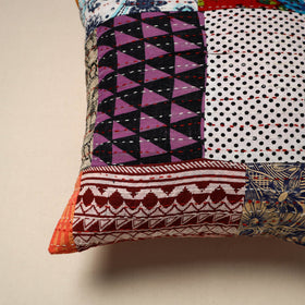 Tagai patchwork cushion cover (16 x 16 in) 82 - handcrafted