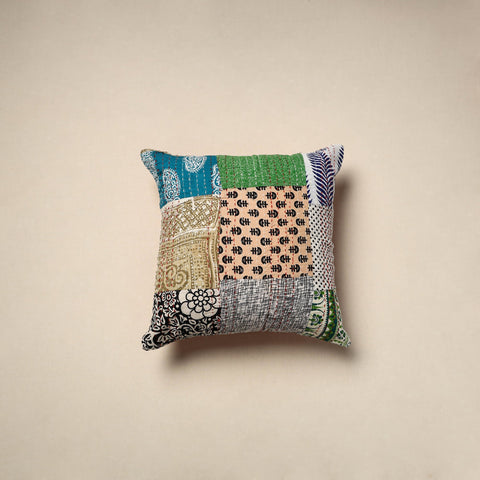 Tagai patchwork cushion cover (16 x 16 in) 83 - handcrafted