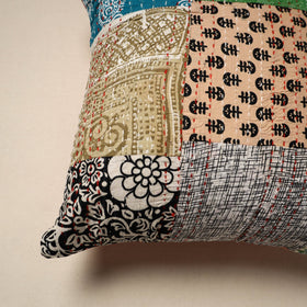 Tagai patchwork cushion cover (16 x 16 in) 83 - handcrafted