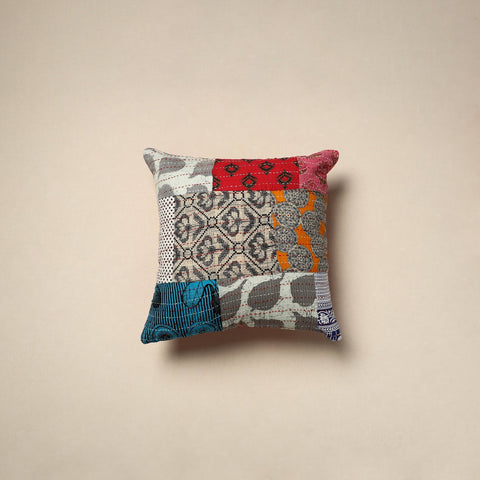 Tagai patchwork cushion cover (16 x 16 in) 84 - handcrafted