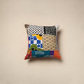 Tagai patchwork cushion cover (16 x 16 in) 85 - handcrafted