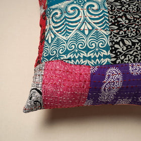 Tagai patchwork cushion cover (16 x 16 in) 86 - handcrafted