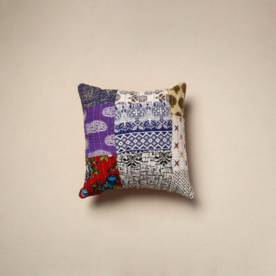 Tagai patchwork cushion cover (16 x 16 in) 87 - handcrafted