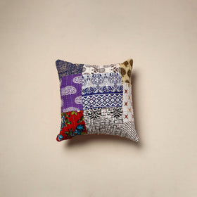 Tagai patchwork cushion cover (16 x 16 in) 87 - handcrafted