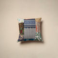 Tagai patchwork cushion cover (16 x 16 in) 88 - handcrafted
