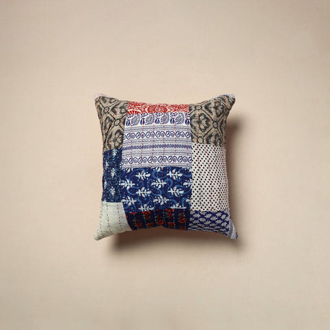 Tagai patchwork cushion cover (16 x 16 in) 89 - handcrafted